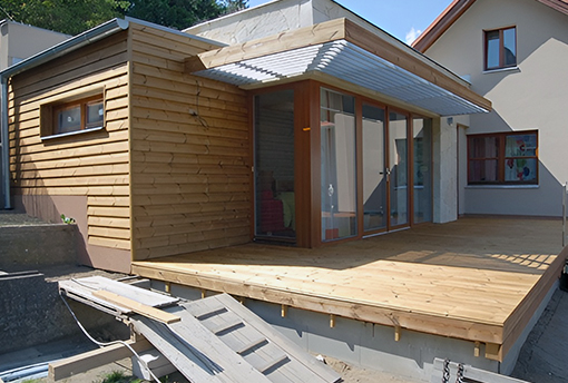 Dřevěné terasy Liberec