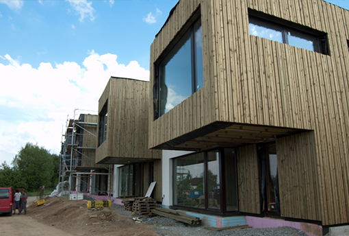 Dřevěné fasády Thermowood Liberec