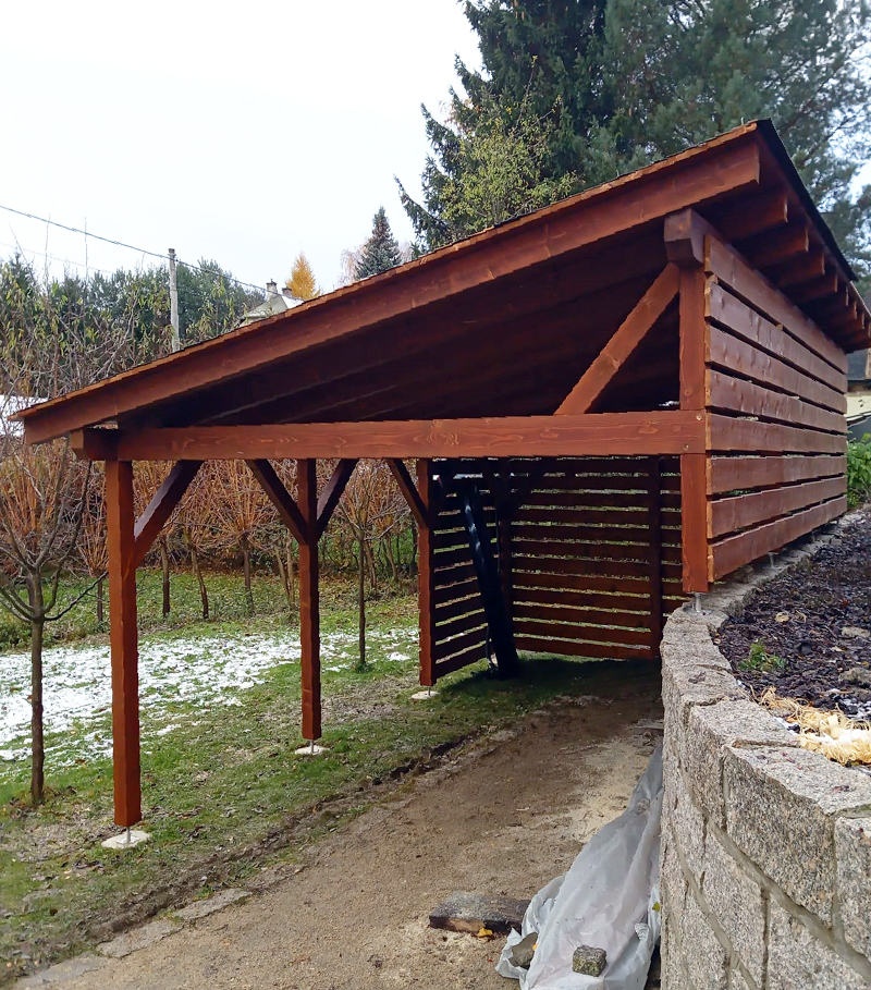 Pergoly a altány Liberec