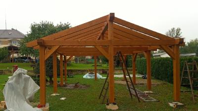 Pergoly a altány Liberec