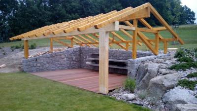 Pergoly a altány Liberec